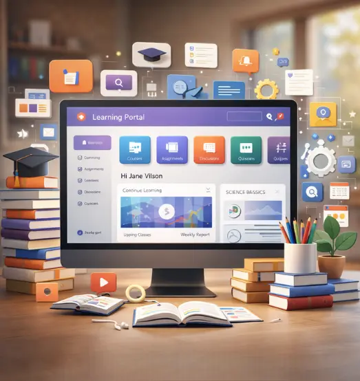 Learning Management Platform product showcase image